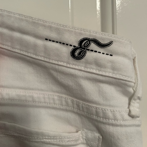 EARNEST SEWN WOMENS WHITE JEANS - Picture 4 of 6